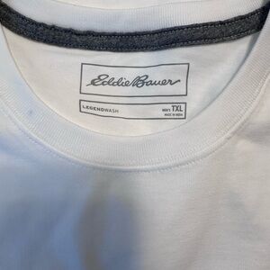 Eddie Bauer White Crewneck T-Shirt